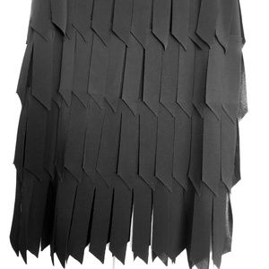 JS Collections Designer Evening Black Skirt
